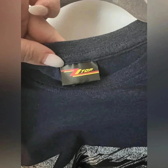 Official Merch | ZZ  Top Navy Band Tee | Size M - Picture 3 of 7